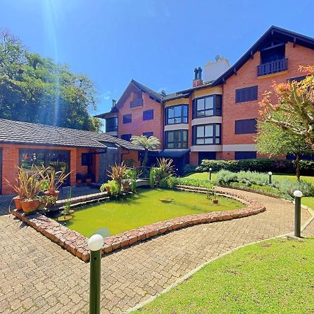 Aconchegante Apto 3 Dorm. Com Piscina Aquecida Gramado Zewnętrze zdjęcie