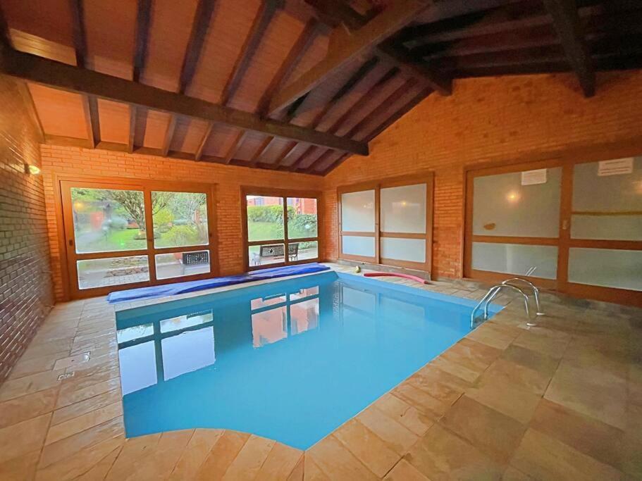 Aconchegante Apto 3 Dorm. Com Piscina Aquecida Gramado Zewnętrze zdjęcie